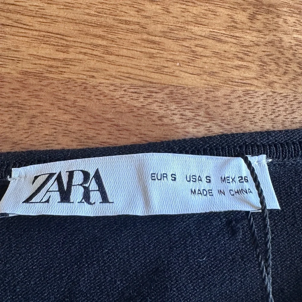 Zara Sash Knit MIDI Dress - NWT Small 🖤 - Picture 8 of 9